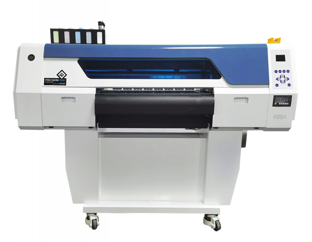 Plyonkaga bosib, keyin matoga o‘tkazib beruvchi printer